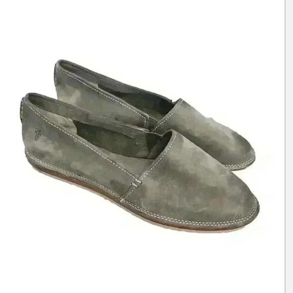 Frye Womens Charcoal Milly A Line Loafer 9 - Picture 1 of 13